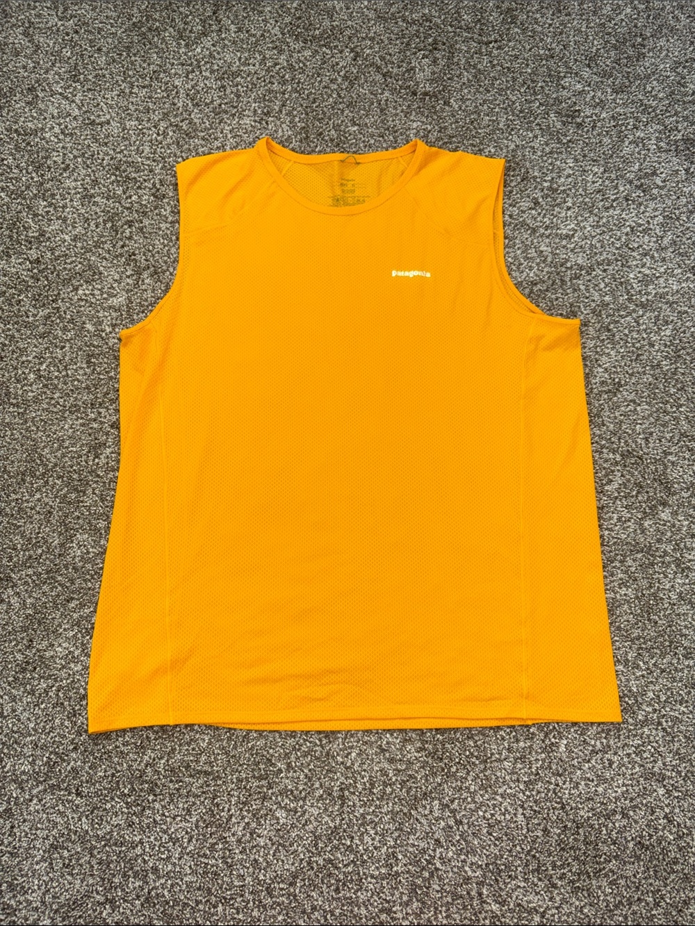 PATAGONIA Men’s Sleeveless Performance Fore Runner Tank Top in Gold